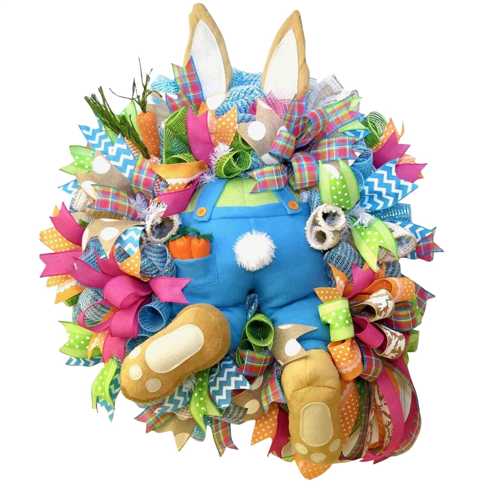 Guirlande de lapin de Pâques suspendue et accessoires décoratifs artificiels