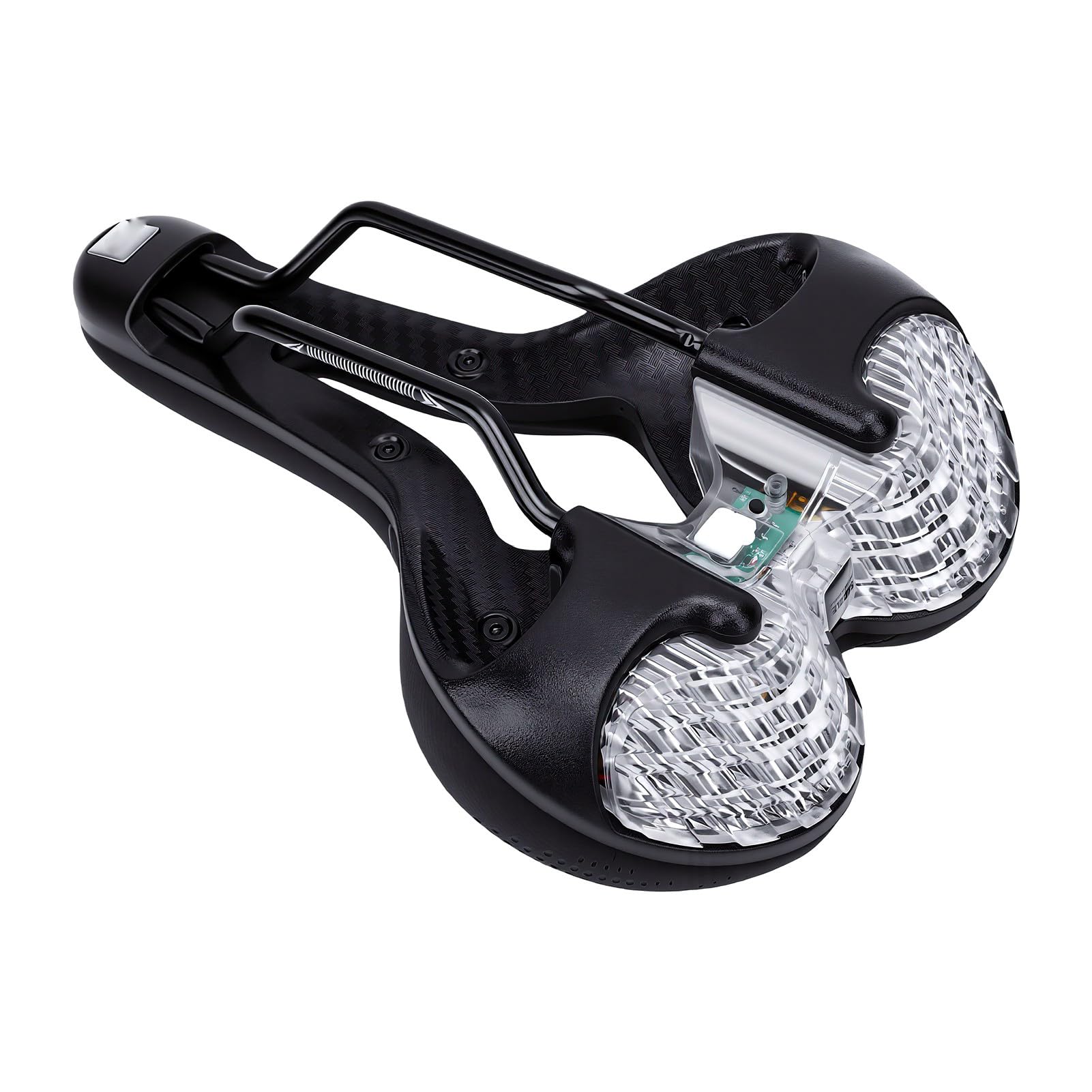 Yosoo Health Gear Selle de Vélo avec Feu Arrière Rechargeable, 400mAh