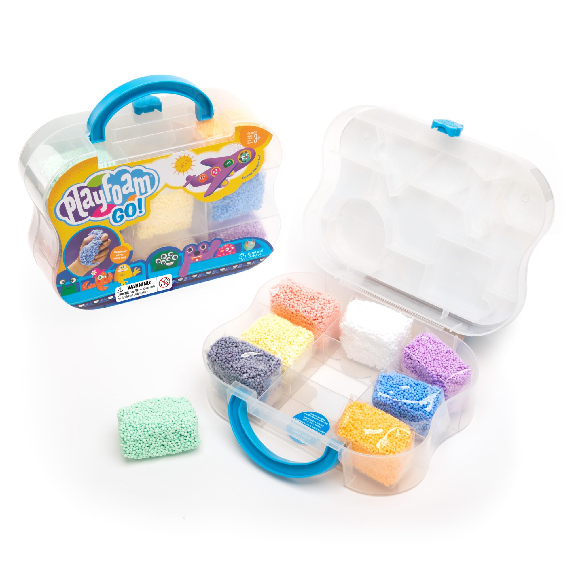 Learning Resources Playfoam Go, Ages 3+, Fidget and Sensory Travel Toy, Mess-Free Creative Play, Fine Motor Skill Development. Gifts for Kids