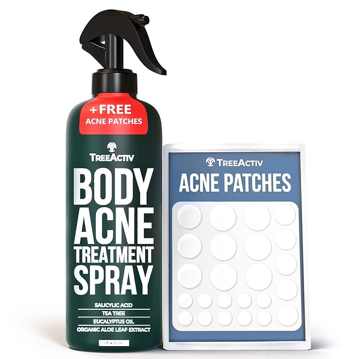 Buy Body Acne Treatment Spray Salicylic Acid Acne Body Spray for Chest, Arm, Shoulder, Back