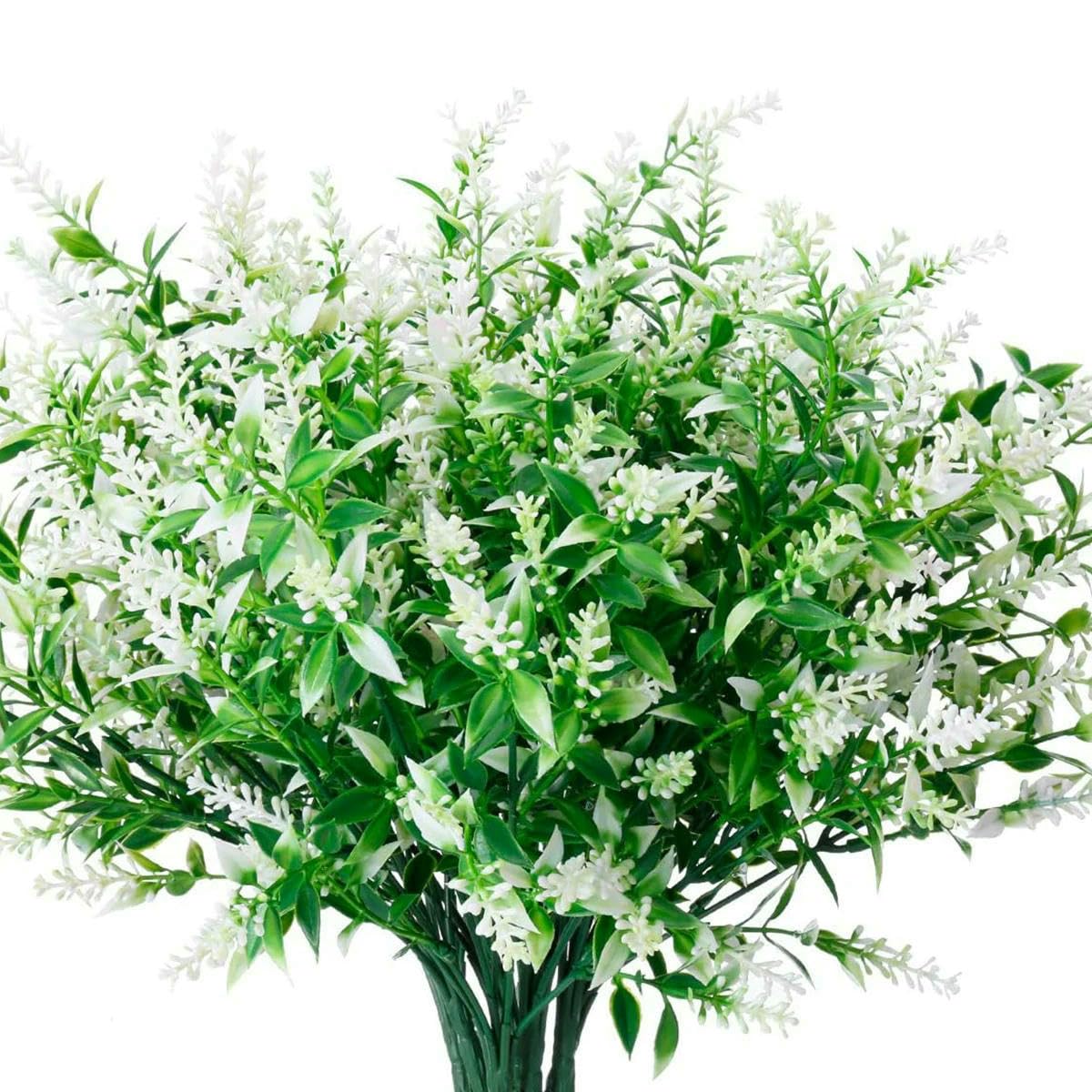 AYHTUD Artificial Flowers Cheap Lavender Fake Plants Grass Wedding Home Garden Decor Photography Props Outdoor Bonsai- -1pc