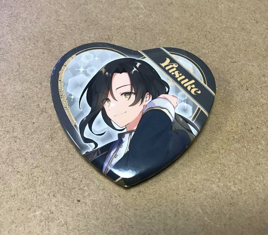 いれいす 悠佑 ファミマ ハート型缶バッチ 第2弾 等身