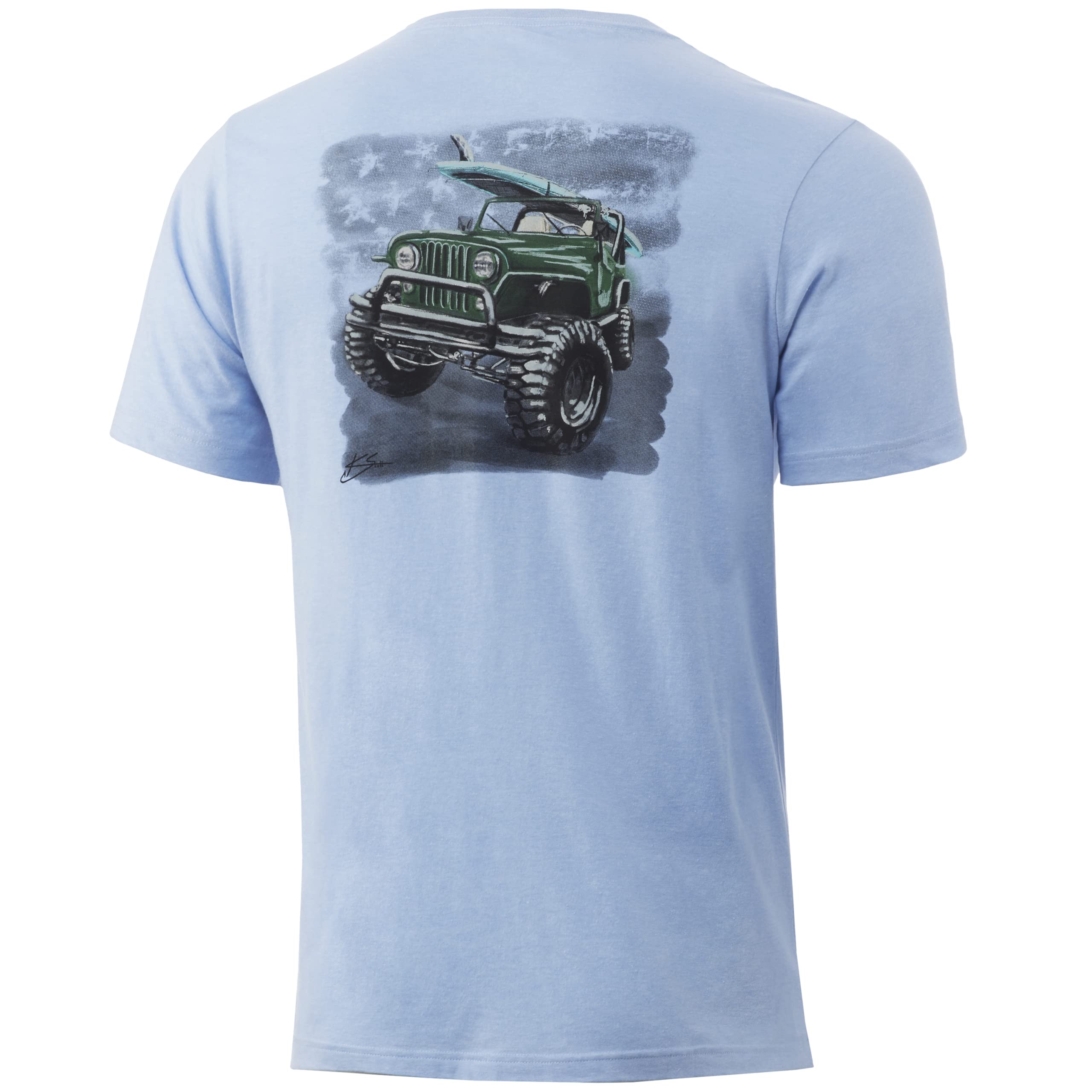HUK Mens Performance Fishing Logo Tee, Short Sleeve T-Shirt for Men — view 60