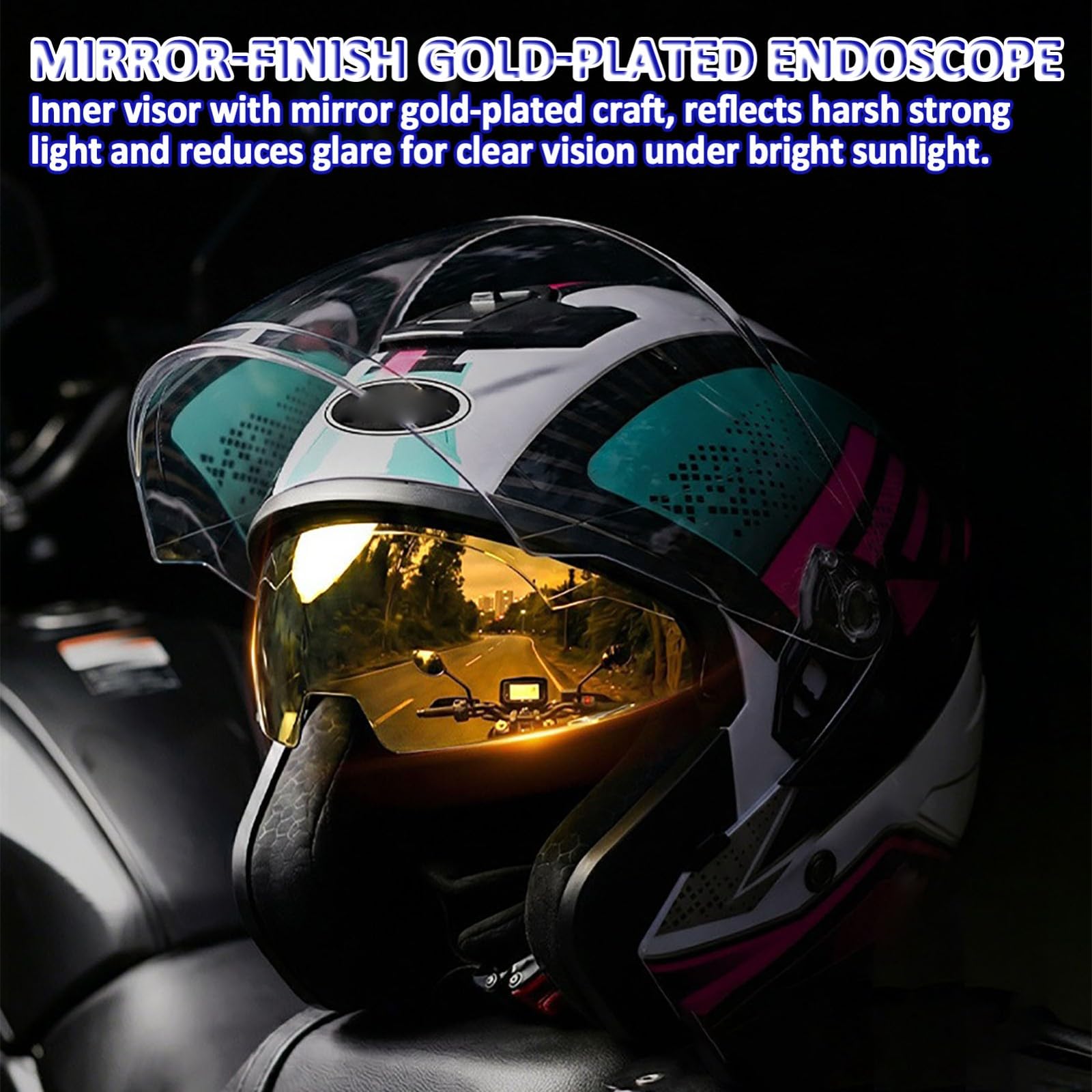 Casque Jet Moto Demi-Jet Avec Visière Solaire Homologué ECE 22.06, Casque Scooter Tendance Pour Hommes Et Femmes D,XXL/(63~64cm)