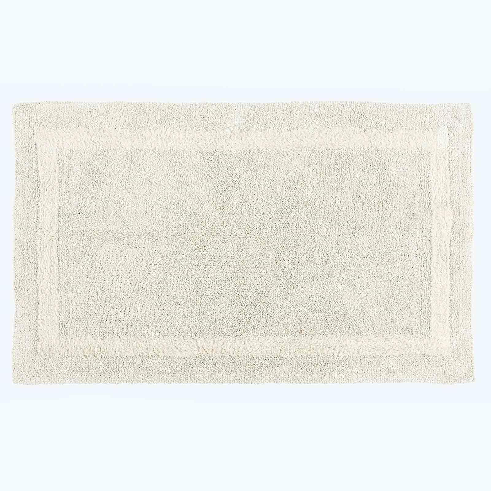 HOMESCAPES Toilet Mat, Luxury 1600gsm Extra Soft 100% Cotton, Reversible Bathroom Mats Non-Slip, Washable, Super Absorbent, Quick-Dry, Raspberry Pink Pedestal Rug for Toilet, 50 x 55 cm — view 98