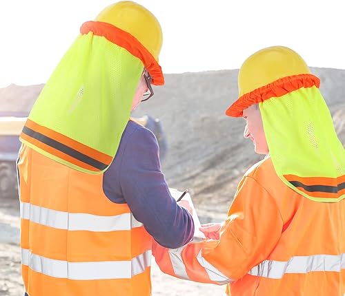 Miniatura 6 de 10 piezas de casco duro para el sol con cierres seguros, casco de construcción, sombrero, sombrero, construcción, sombrero, se adapta a cascos de