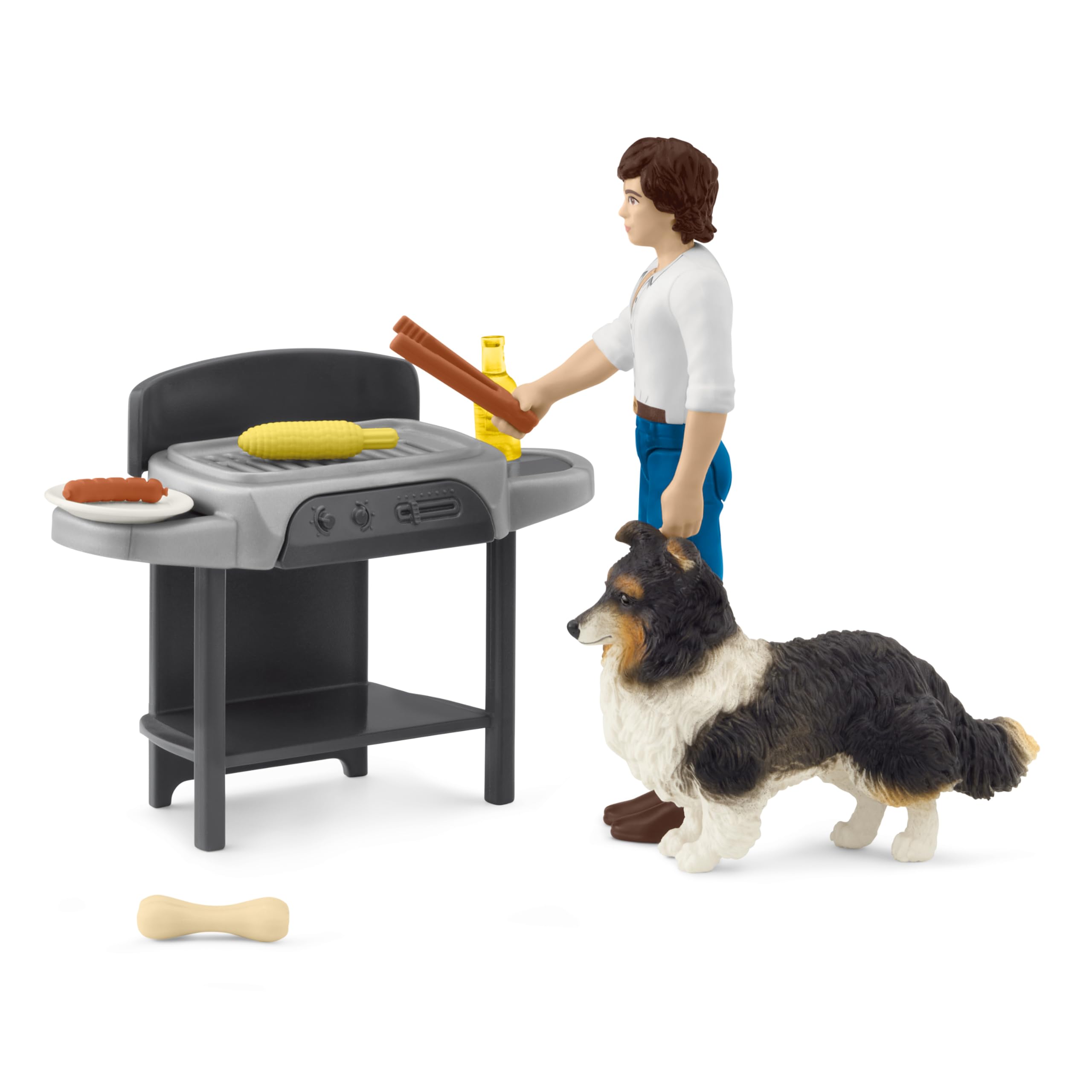 Schleich Horse Club Barbecue with Tom 12 Piece Pocket Set for Girls and Boys Ages 4+