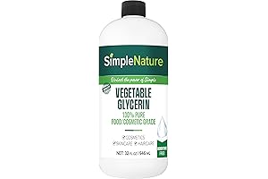 100% Pure, Natural & Versatile Vegetable Glycerin Capsulas, 32 oz