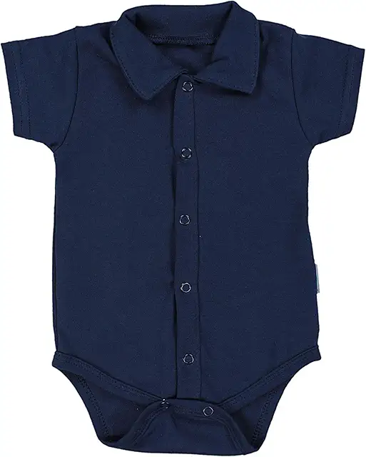 Body Bebé con Cuello - Manga Larga o Corta en Algodón OEKO-TEX