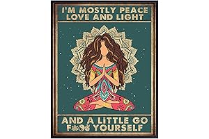 Hippie Chic Wall Art: Boho Decor for Zen & Yoga Enthusiasts