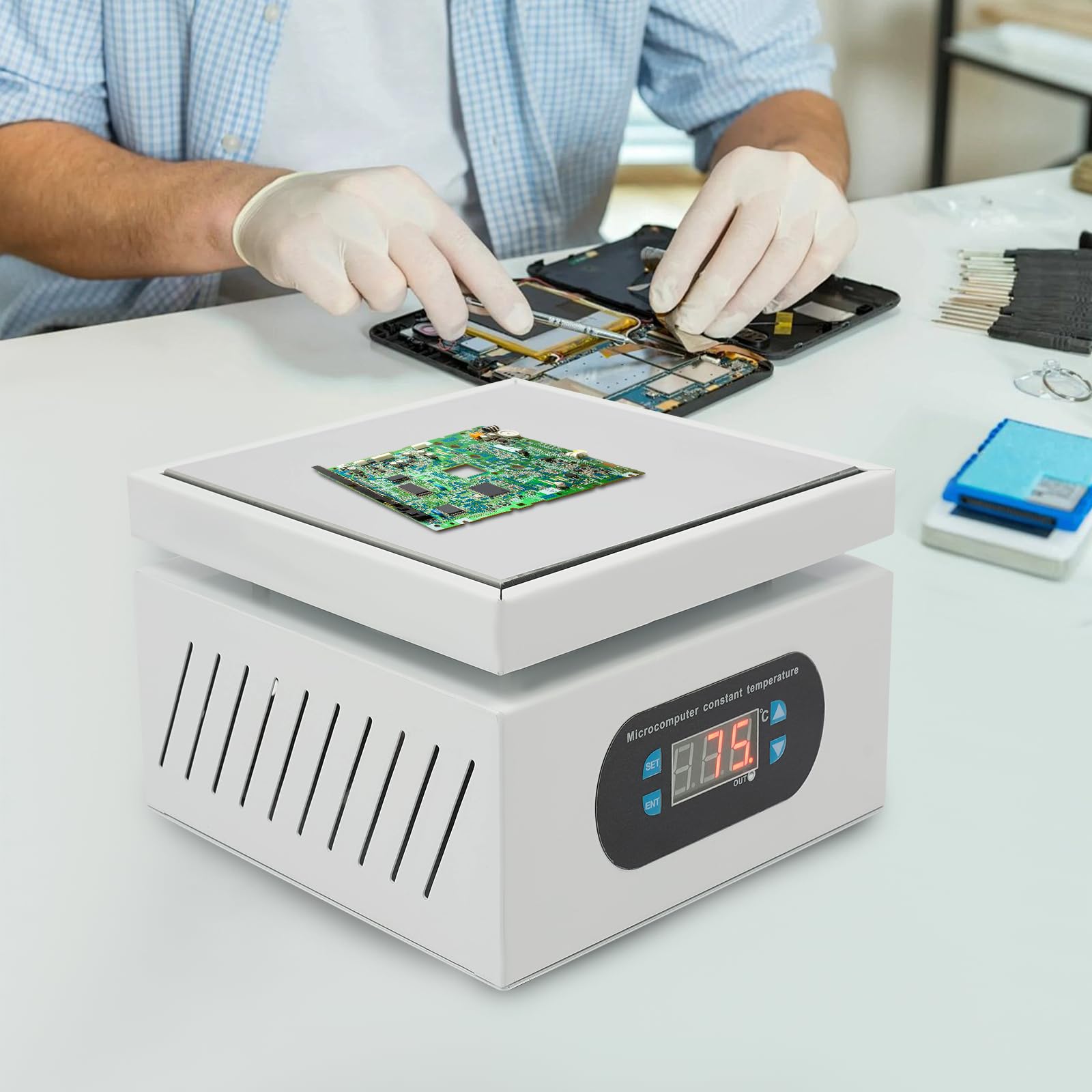 LUCK-G3061 PD65W Mini Plaque Chauffante Numérique Soudure Préchauffage Station De Reprise PCB SMD Carte Plaque à Souder Table Chauffante / Équipement Et Fournitures De Soudage