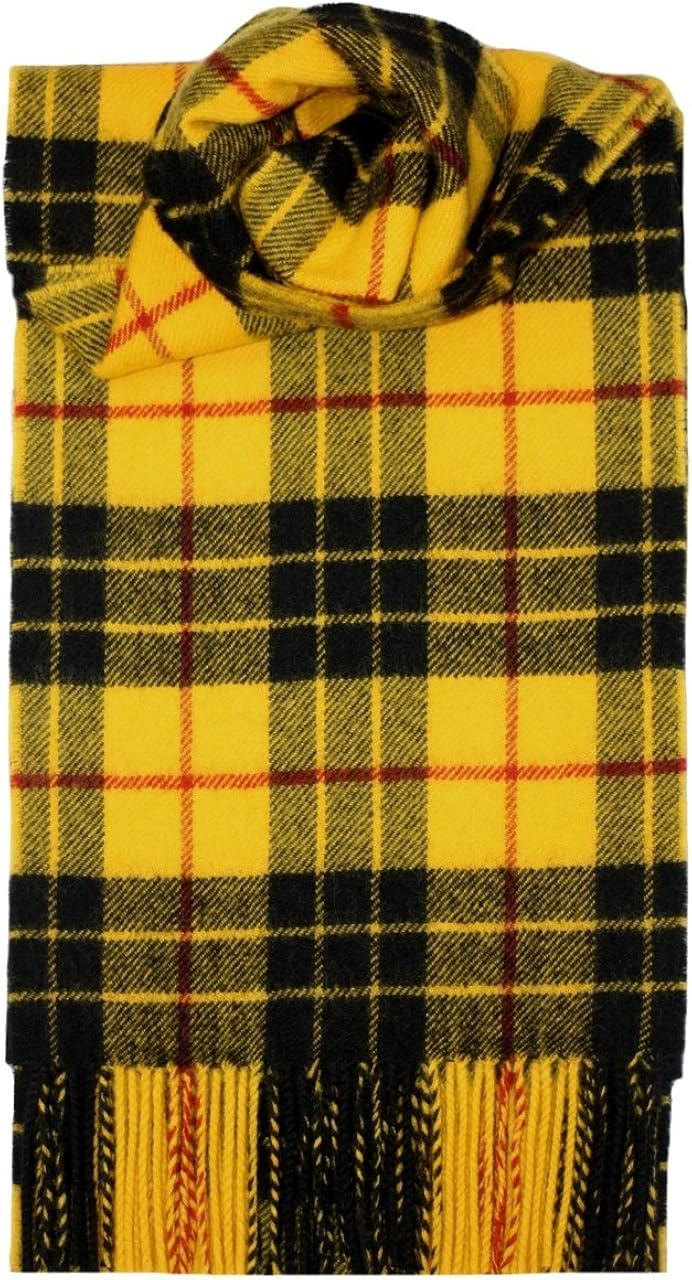 MacLeod Dress Modern Brushed Wool Tartan Scarf Amazon.co.uk Fashion