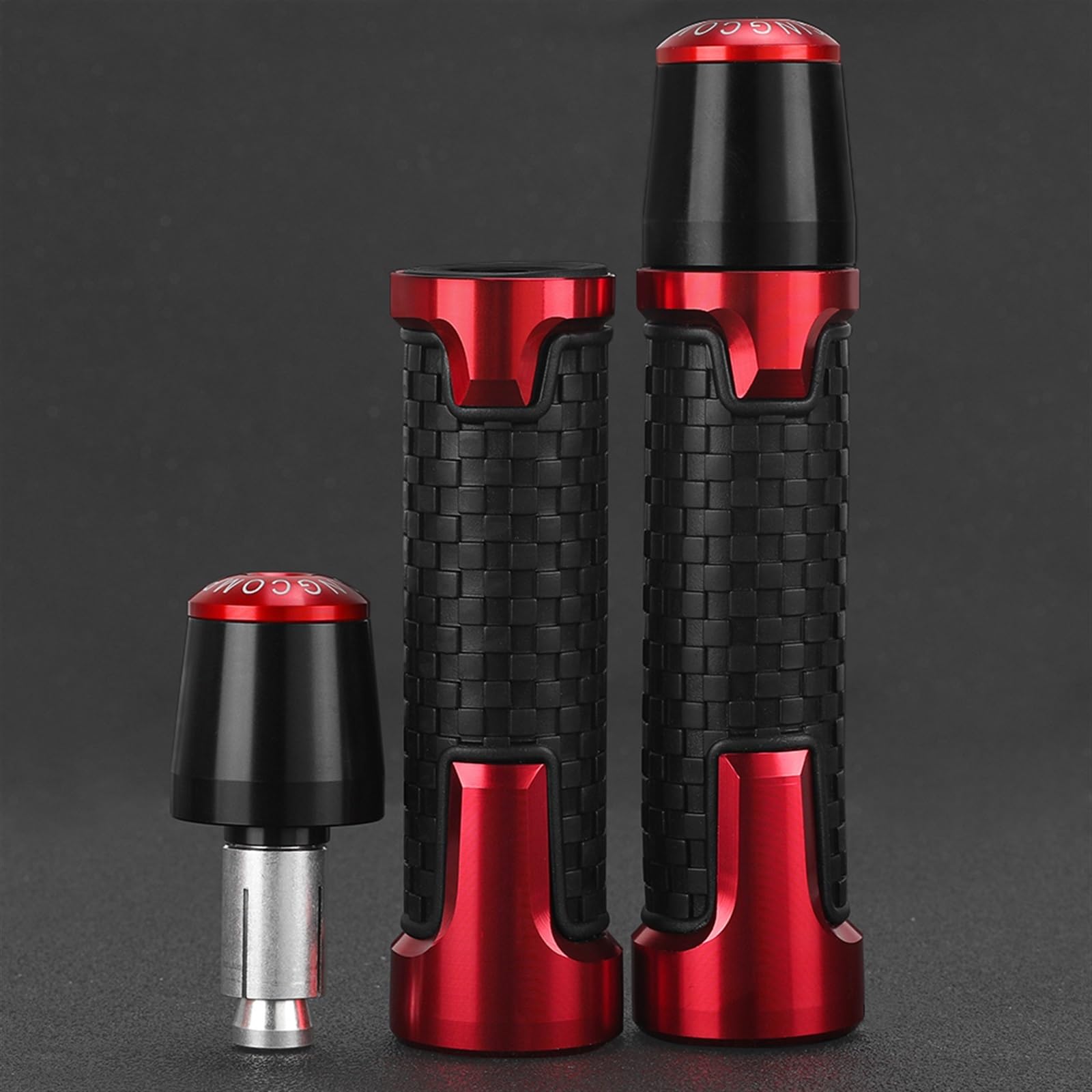 Contrapesos Manillar Moto para 695 696 796 620 400 M620 Accesorios de Motocicleta 22 mm Empuñadura Manillar Extremos Barra Mano Cubierta Tapas(N)