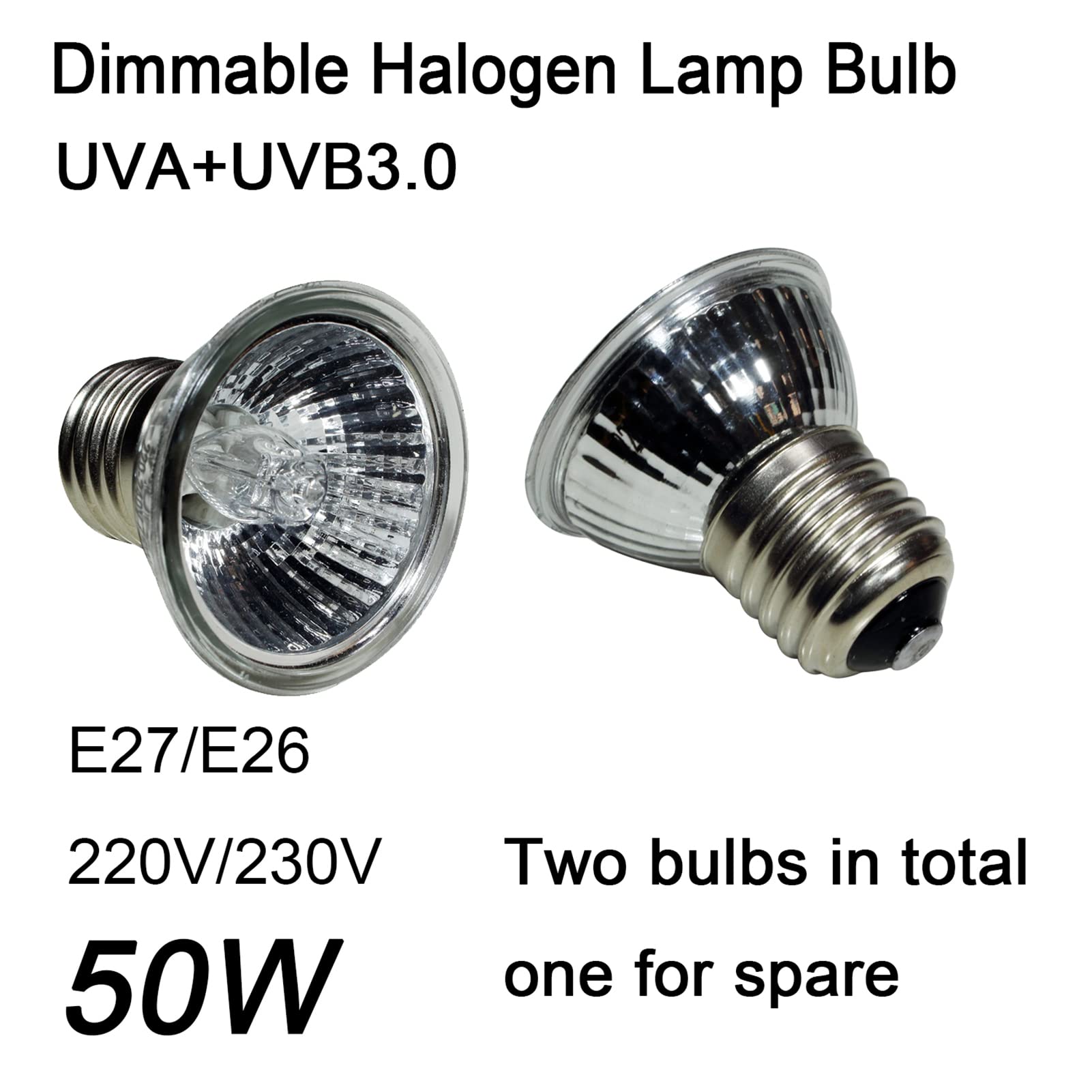 STBTECH Tortoise Heat Lamp, UVB3.0 Basking Light For Terrarium Reptile