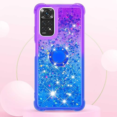 Miniatura 10 de Funda para teléfono Xiaomi Redmi Note 11S, funda para Redmi Note 11 4G, brillante efecto arena movediza TPU parachoques con cuatro esquinas cubierta