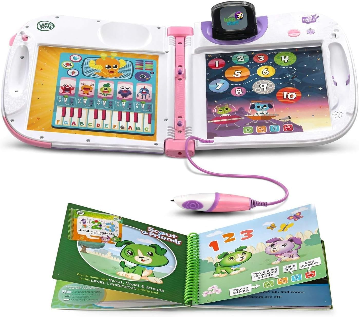 leapfrog leapstart 3d interactive learning system, pink