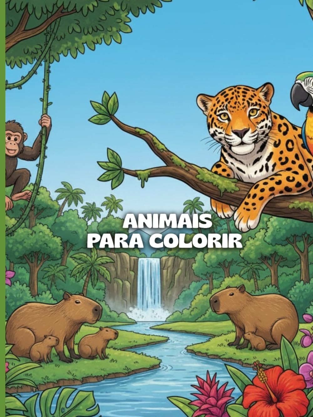 Livro para colorir Animais