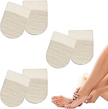 Hapad Heel Pads, Achilles Inserts, Heel Cushion Pads - 2-1/2 x 5/16 (WxH) Pack of 3 Pairs of Hapad Heel Cushion Pads