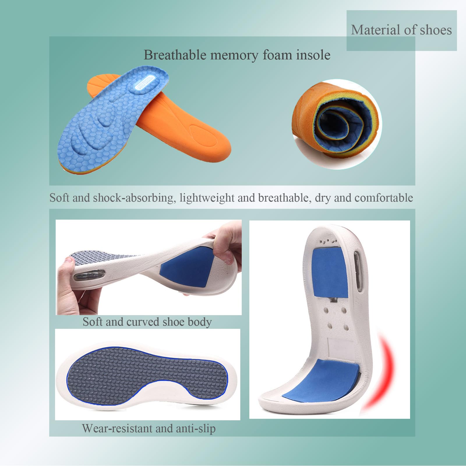 Zapatos Diabéticas para Mujer Hombre Ajustables Zapatillas de Sin Deslizamiento Zapato Malla Transpirables Caminando para Pies Anchos