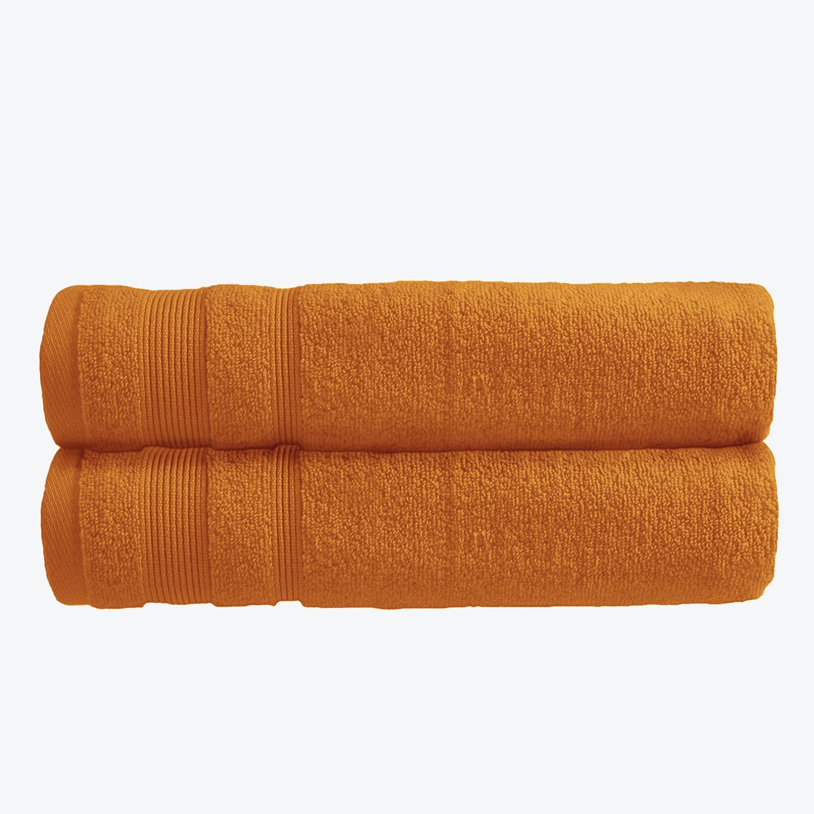 Allure Bath Fashions Caramel Allure Zero Twist Bath Sheet Set, Extra Large Bath Towel, Pack Of 2, 100 X 150Cm, 100% Egyptian Cotton (Caramel)