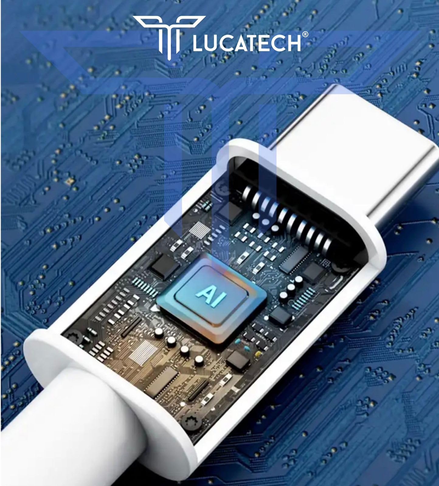 TURBO Saniye Göstergeli USB Type-C Şarj Kablosu - Hasır Kırılmaz Özel Kablo