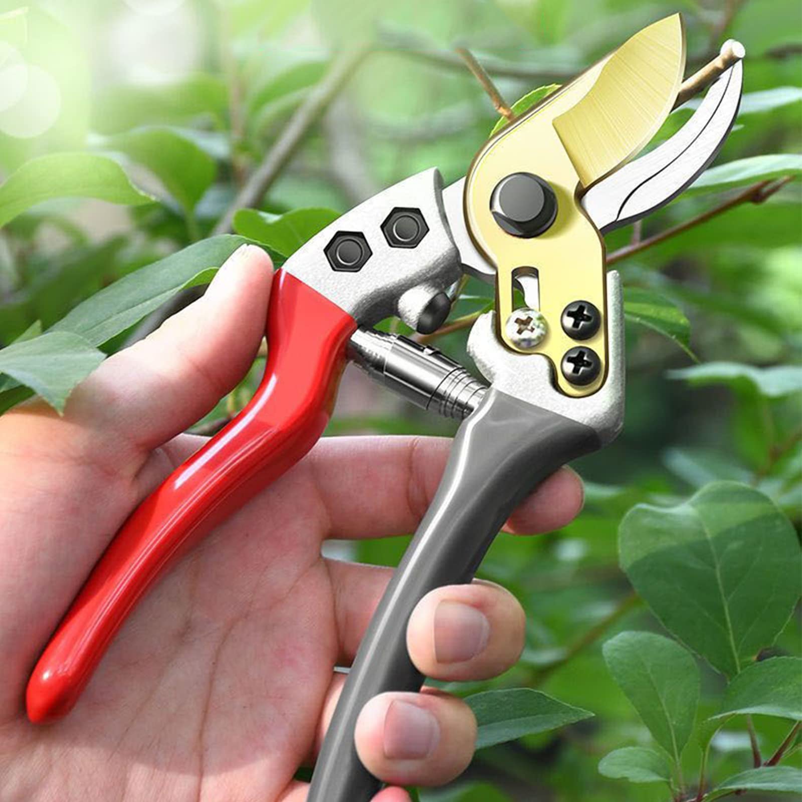 Podadora de árboles de Alta Resistencia, Tijeras podadoras de jardín con Cuchillas de Acero SK5 recubiertas de Titanio, podadora de setos