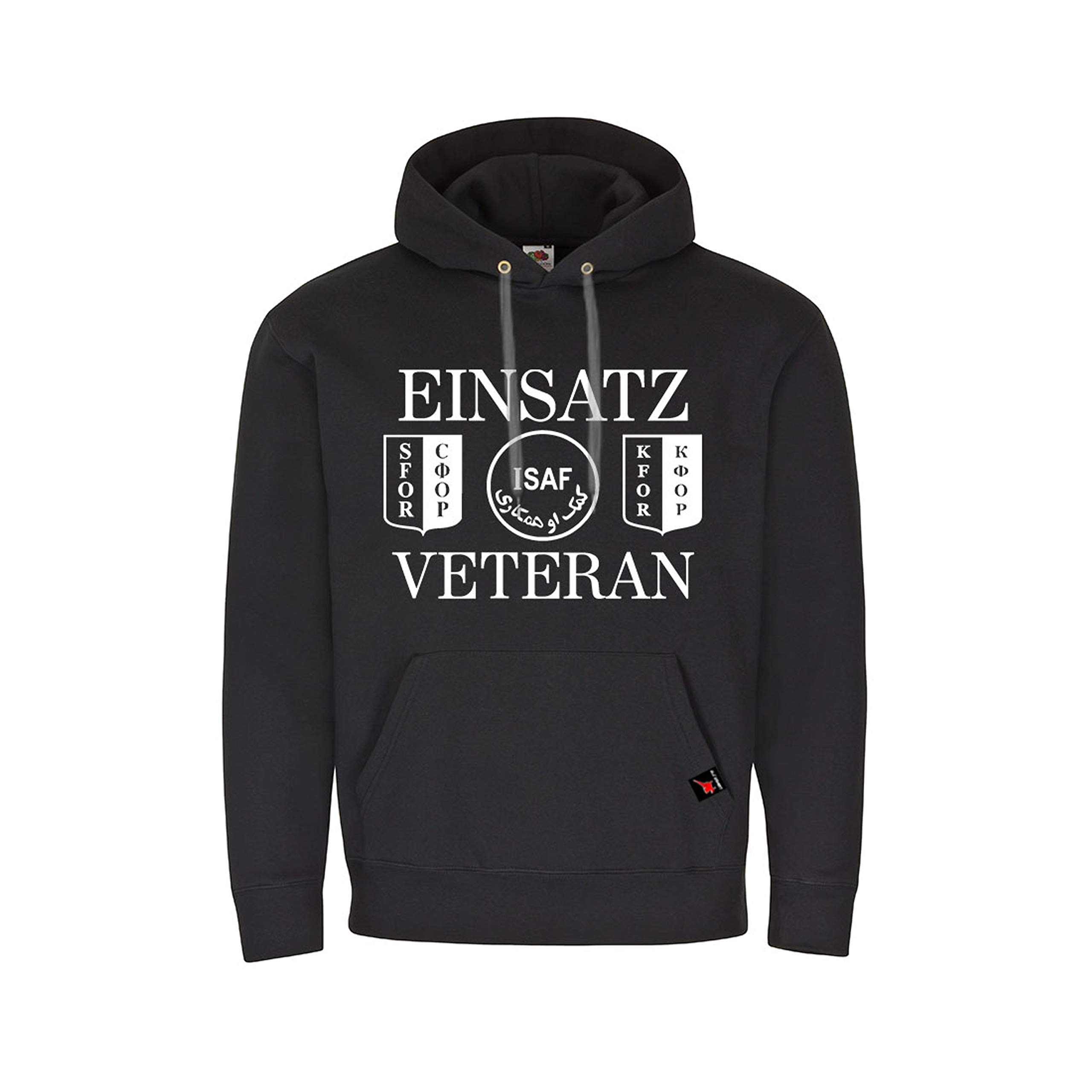 Pull Einsatzveteran ISAF SFOR KFOR noir pour les commémorations - 3