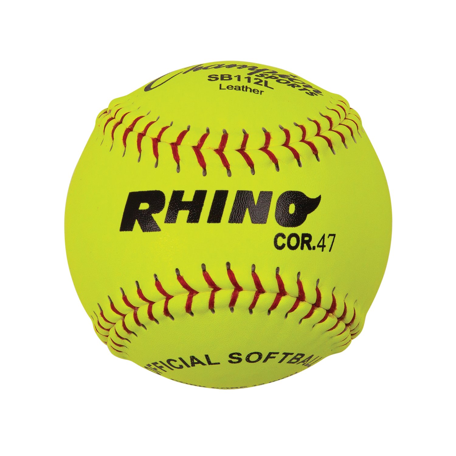 Champion Sports Optik Gelb Leder Schutzhülle Softbälle (12 Stück)