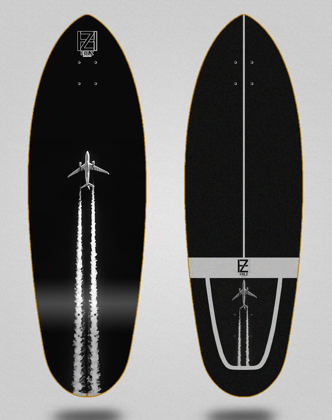 Holz monopatin Skate Skateboard surfskate Deck Tabla Leroy Phy Plane 32,5