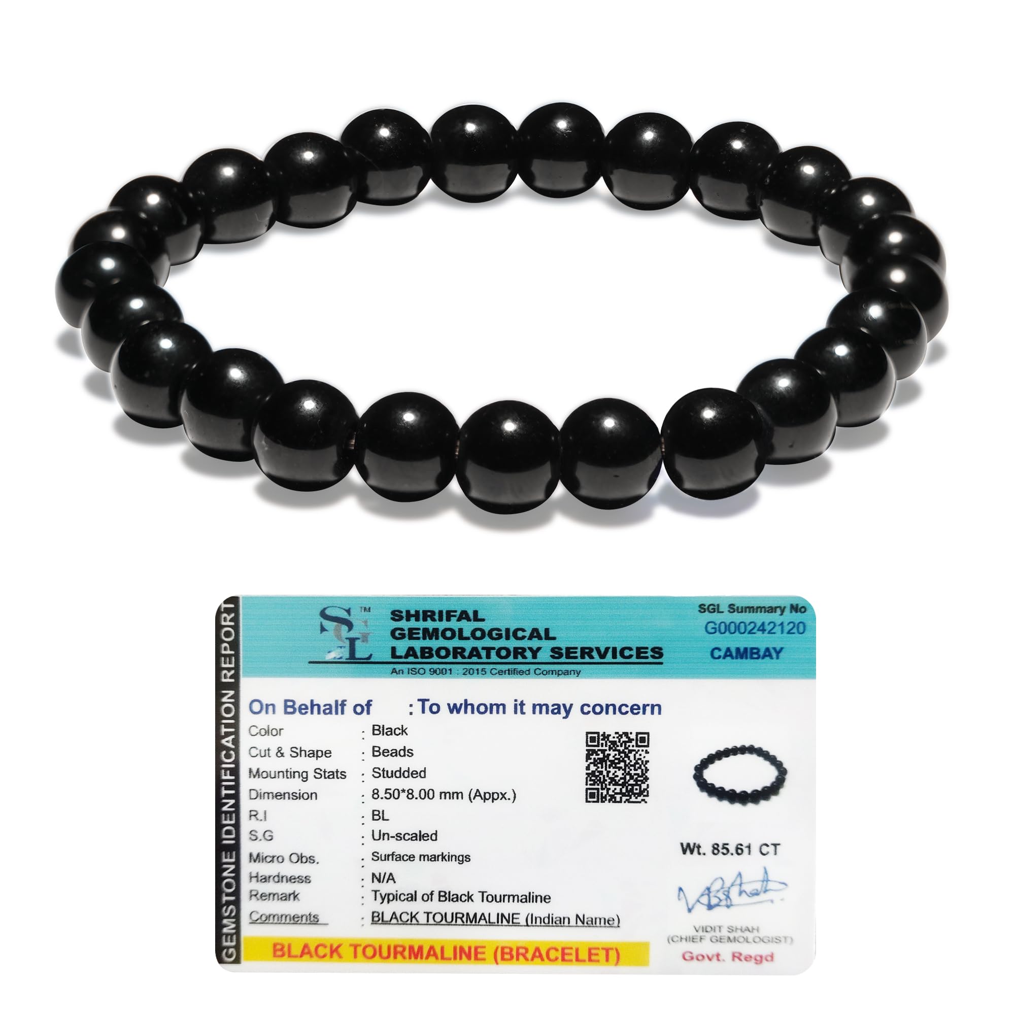 See full amazon price history chart for CRIKI Original Black Tourmaline Crystal Bracelet With Lab Certificate - Natural Energised Black Stone Bracelet For Protection Healing, Evil Eye, & Nazar - 8Mm Bead For Unisex Adult (7.5 Inch) CRIKI Original Black Tourmaline Crystal Bracelet With Lab Certificate - Natural Energised Black Stone Bracelet For Protection Healing, Evil Eye, & Nazar - 8Mm Bead For Unisex Adult (7.5 Inch) (B0CXM7B9V5) Amazon Price History, Amazon Price Tracker