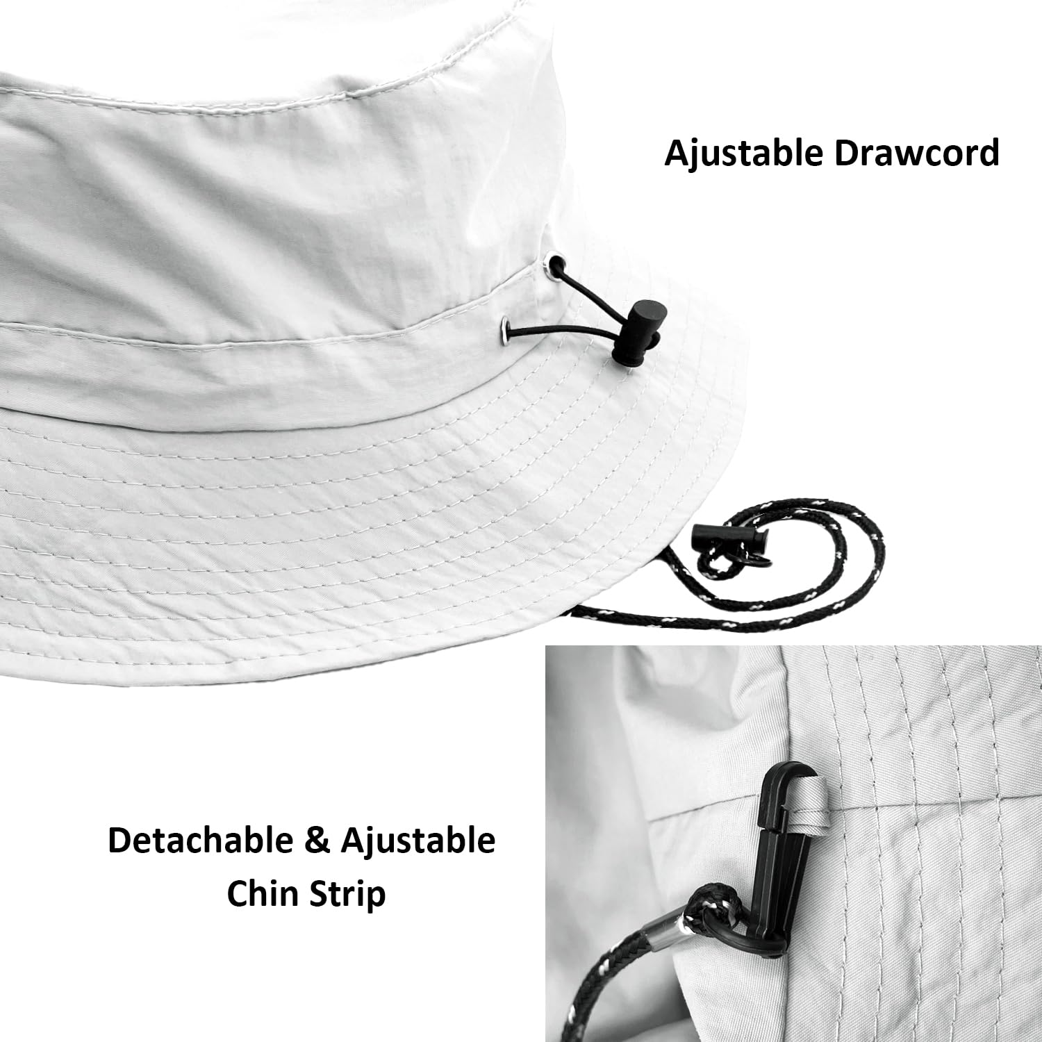 lifwimner Cappello da Pescatore Sole Donna Uomo Pieghevole Cappelli Estivo Impermeabile Safari per Pesca Esterno