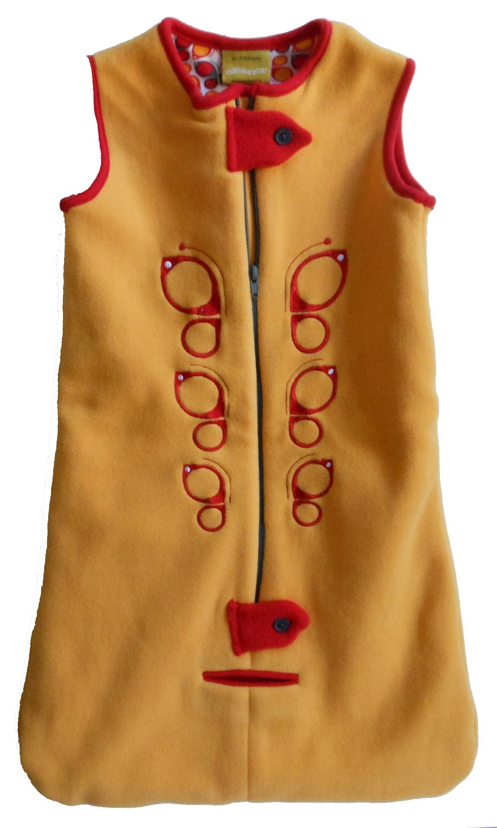 Kalencom Makalu Orange Polar Fleece COSI-Bag - Multi (0 to 9 Months)