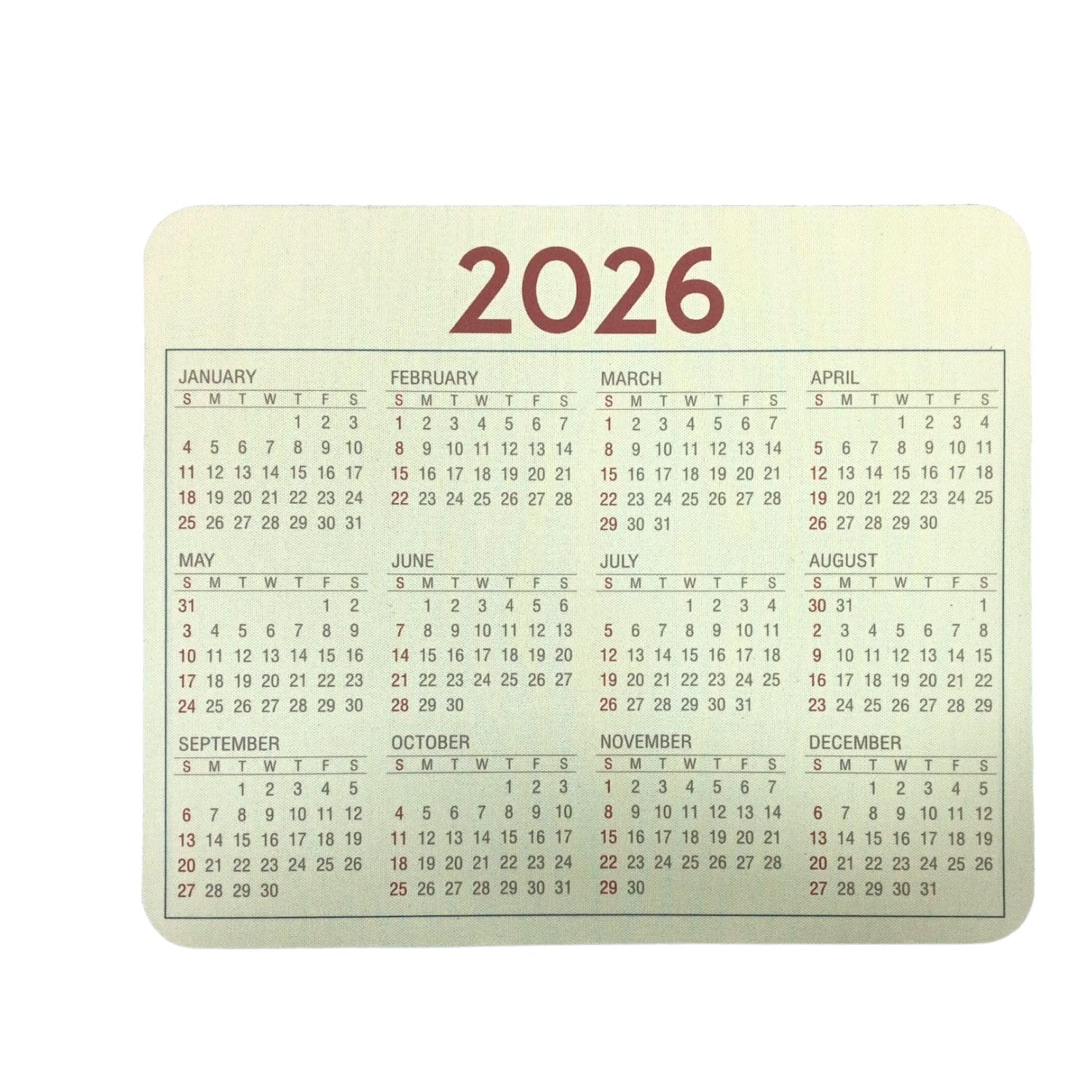 2026 Yearly Desk Calendar | Compact & Durable One-Page Design | Easy-to-Read Layout for Office, Home, or Study Table | Perfect for Planning & Organization-image-19