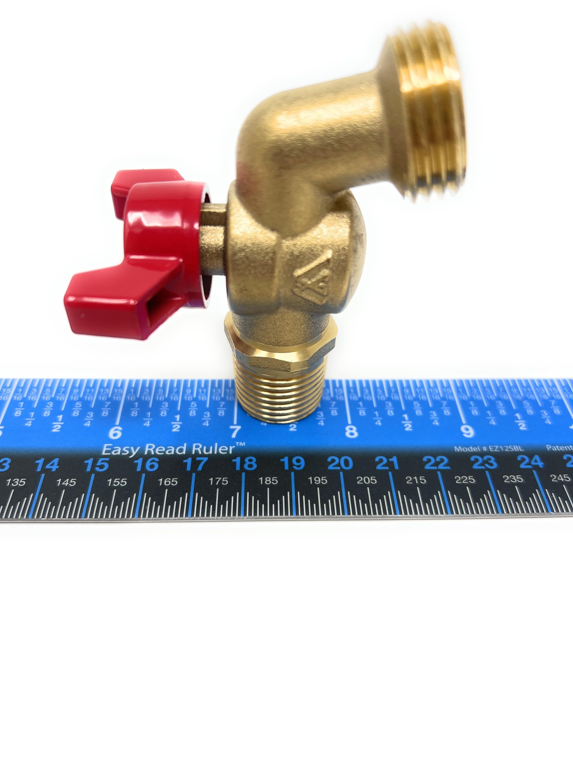 MADOL 79-210 - Babero de manguera de bola de latón de 1/2" Llave de manguera Esfera Mariposa 1/2"