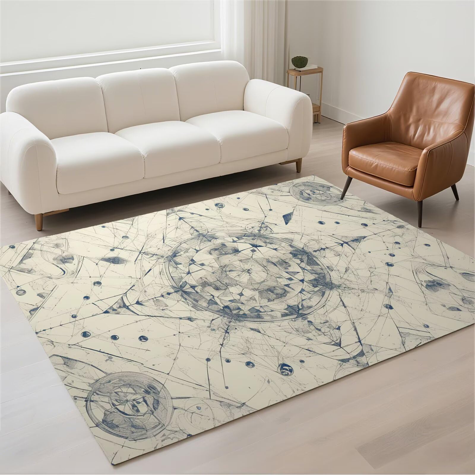 Tapis de couloir chambre moderne et lavable pour sécuriser l'entrée de la maison