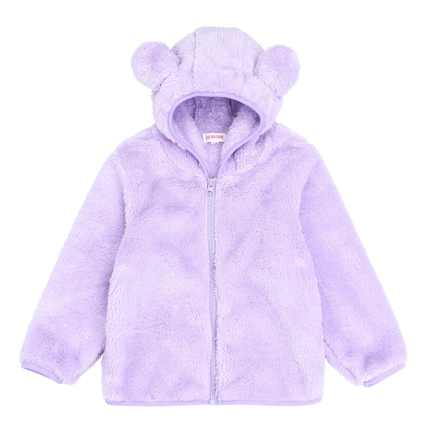 JESKIDS Toddler Girls Boys Fleece Hoody Jacket Zip Up Teddy Coat Warm Winter Outwear