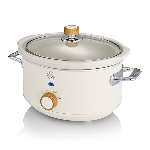 Swan Nordic Slow Cooker 3.5L White