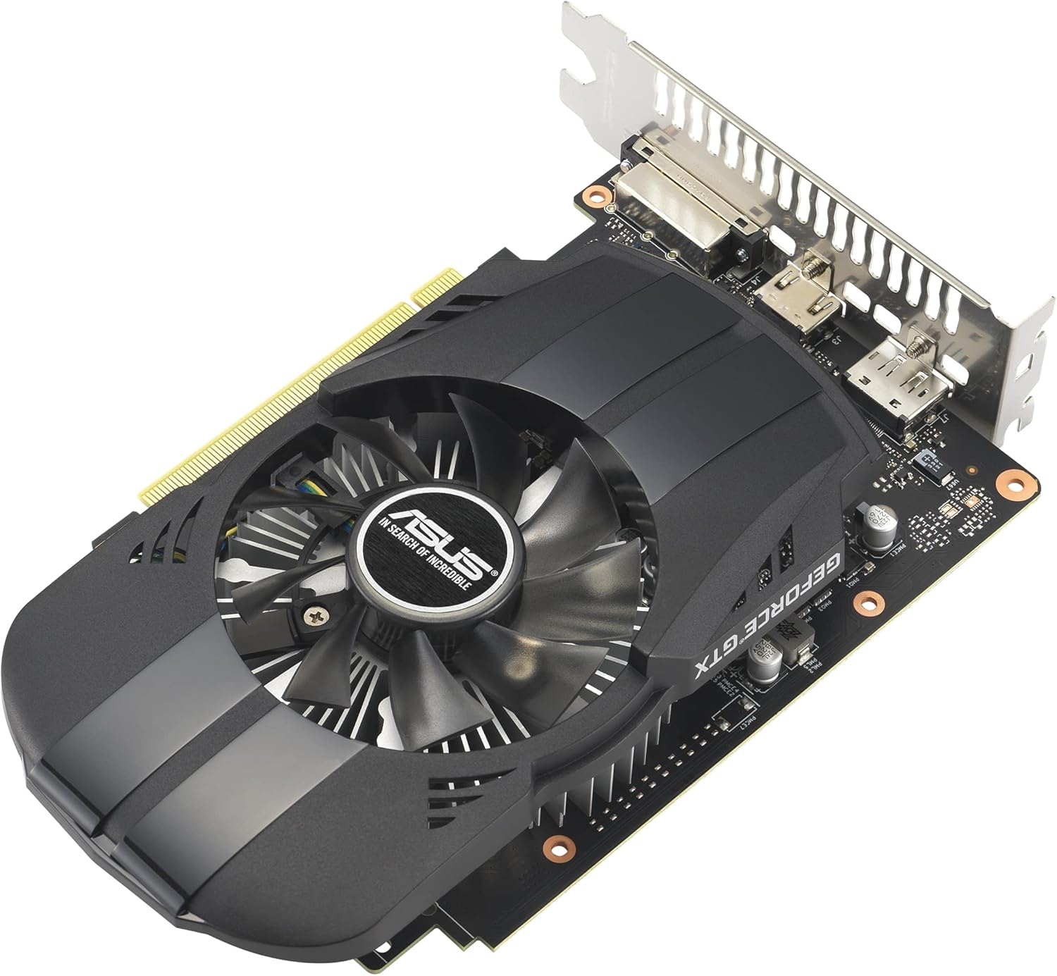 ASUS Phoenix NVIDIA GeForce GTX 1630 EVO Scheda Grafica, 4 GB GDDR6 64-bit 12 Gbps PCIE 4.0, GPU Tweak III, PH-GTX1630-4G-EVO ASUS Phoenix NVIDIA GeForce GTX 1630 EVO Scheda Grafica, 4 GB GDDR6 64-bit 12 Gbps PCIE 4.0, GPU Tweak III, PH-GTX1630-4G-EVO