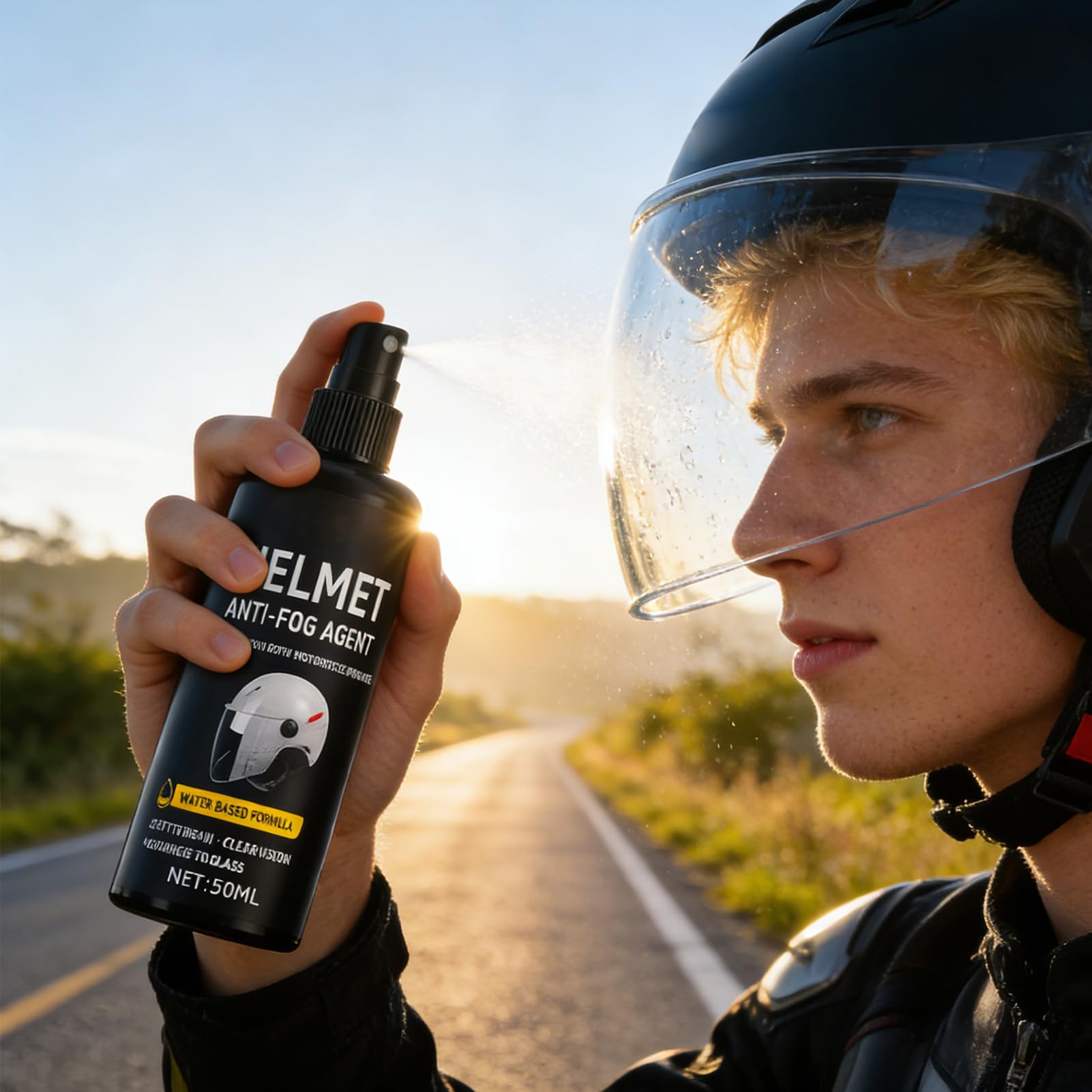 Spray Anti-Buée pour Lunettes Revêtement Protecteur Pour Visière Et