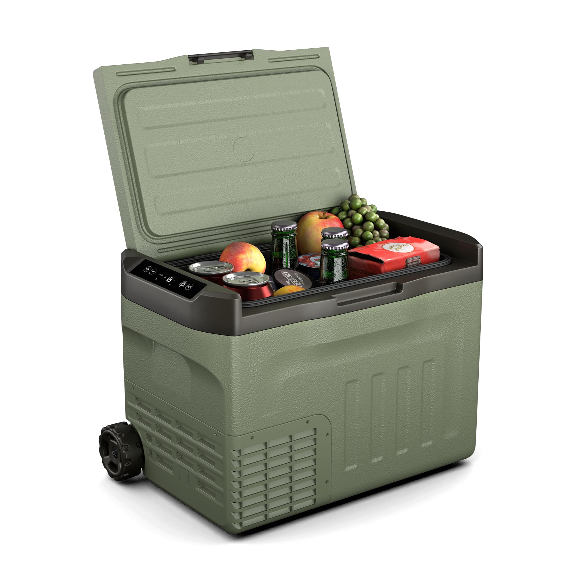 frigorifero portatile klarstein 30l con display lcd e ruote off road