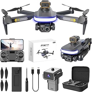 Mini Drone with Camera for Adults 4k Long Range Hd Camera Altitude Hold Headless Mode Fpv Drone Foldable Rc Drone for Kids 8-12 Rc Plane 2.4ghz Wifi Flying Toys Personalized Birthday Gifts