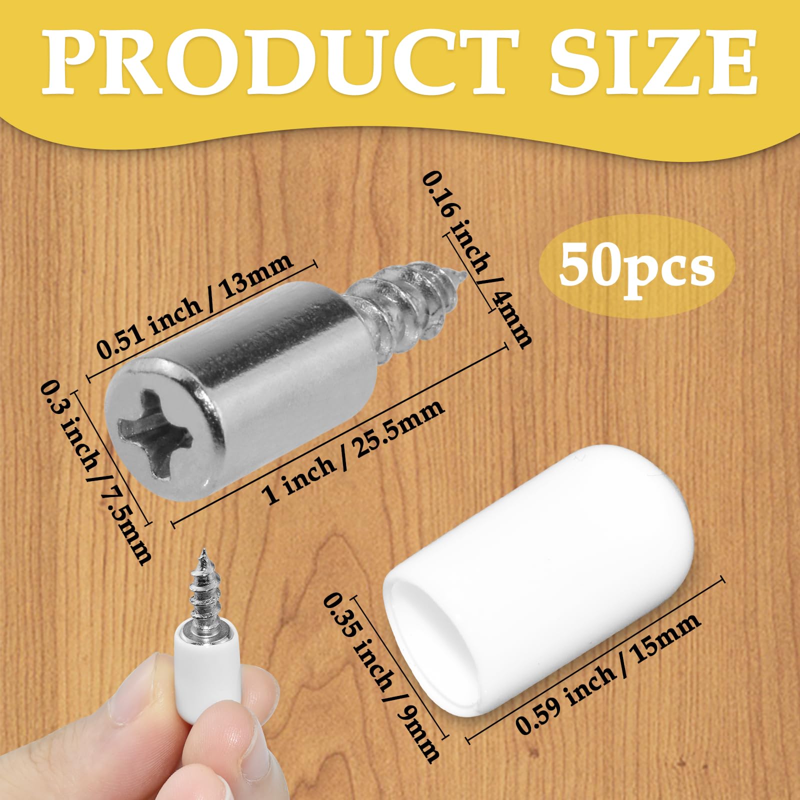 Cabinet Shelf Support Pegs with Non-Slip Sleeves, 50 Pack — Amazon image 2
