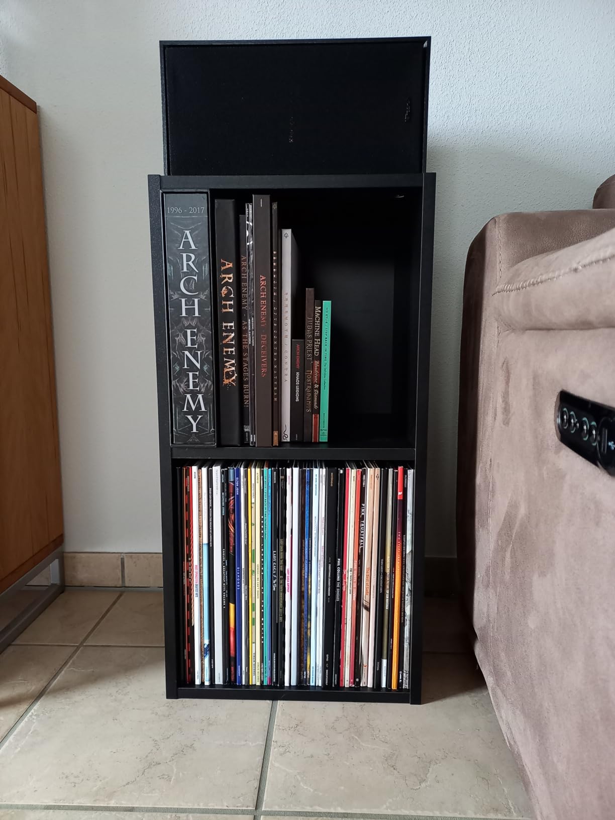 Glorious Record Box black 230 - bis zu 230 Platten im 12''-Format, mit ...