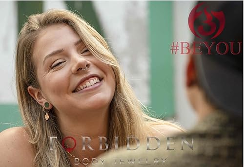 Miniatura 3 de Joyería corporal prohibida 14G-18G de acero quirúrgico con bisagras de fácil uso sin problemas sin costuras aro del cuerpo Piercing Ring se vende