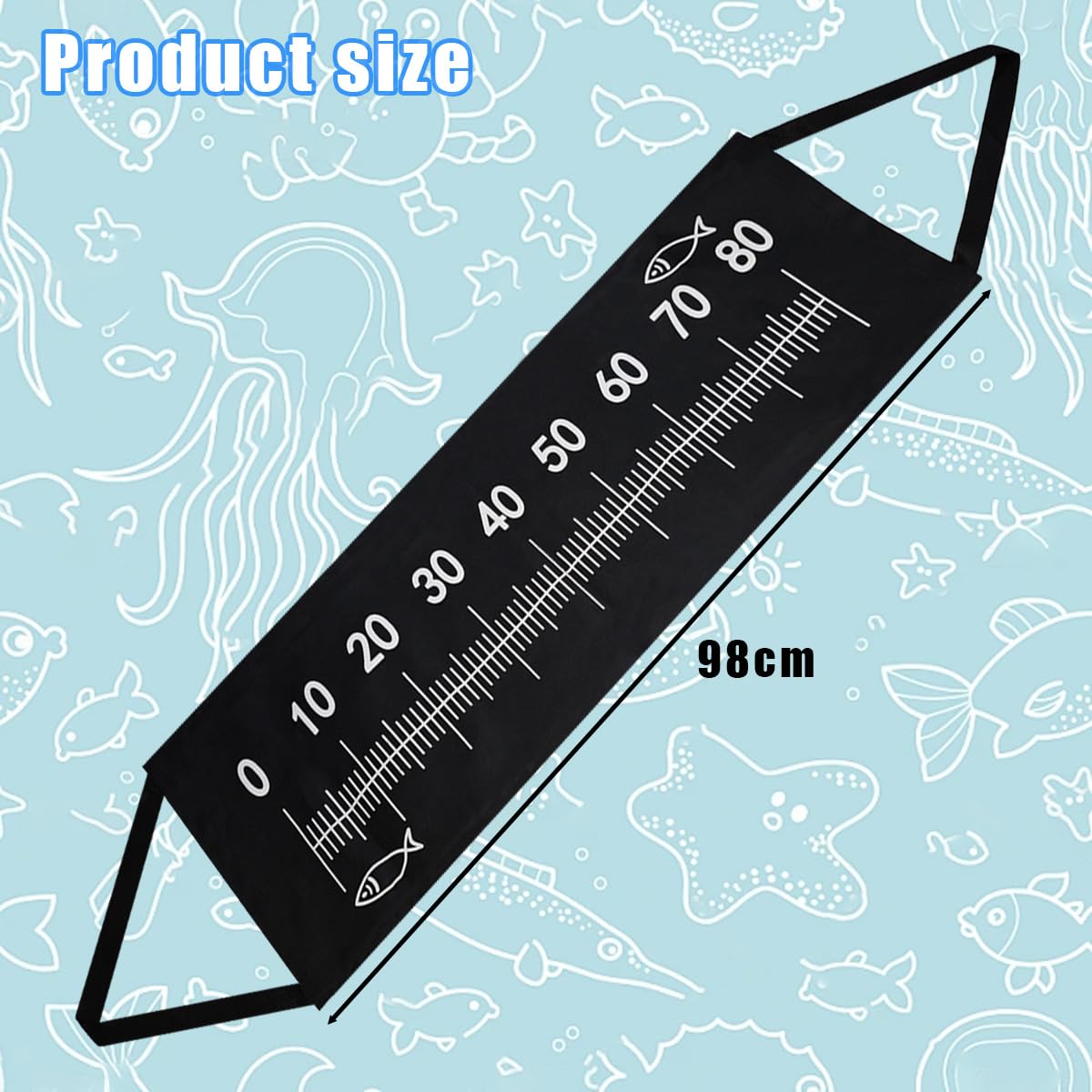 Alfombrilla de Pesca Plegable 98x30cm Esterilla Accesorio para Principiantes