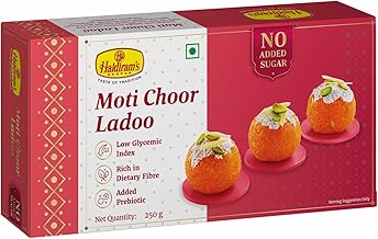 Haldiram's Nagpur Sugar Free Motichoor Laddu (250 gm)