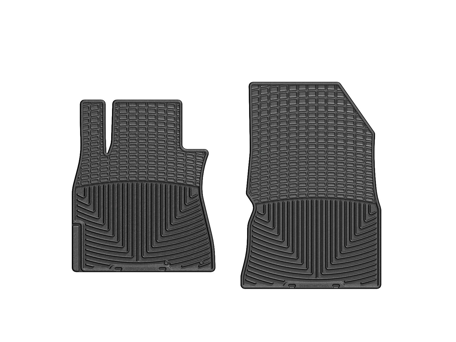 WeatherTech All-Weather Floor Mats for Nissan Versa Note, Versa - 1st Row (W262), Black