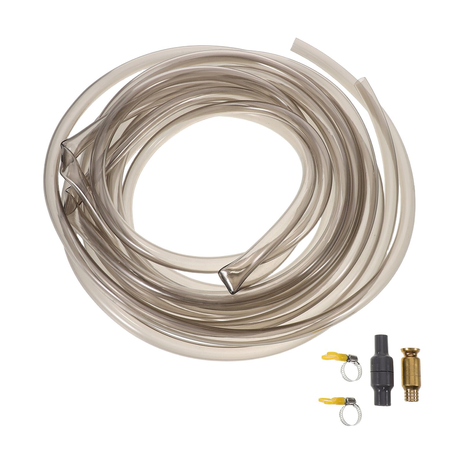 Aquarium Siphonschlauch mit Klemme – 5m PVC Reinigungsschlauch für Kies und Substratreinigung Wasserwechsler für Süß und Meerwasseraquarien
