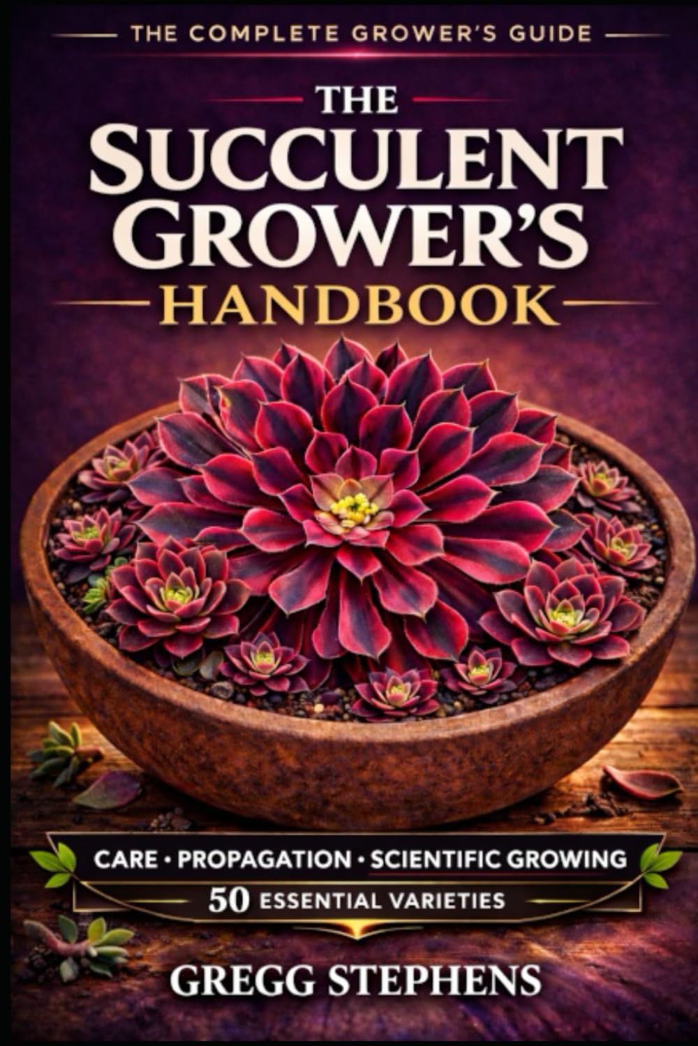 The Succulent Grower’s Handbook: Indoor and Container Succulent Care: Watering, Light, Soil, Propagation, and Problem Prevention for 50 Varieties