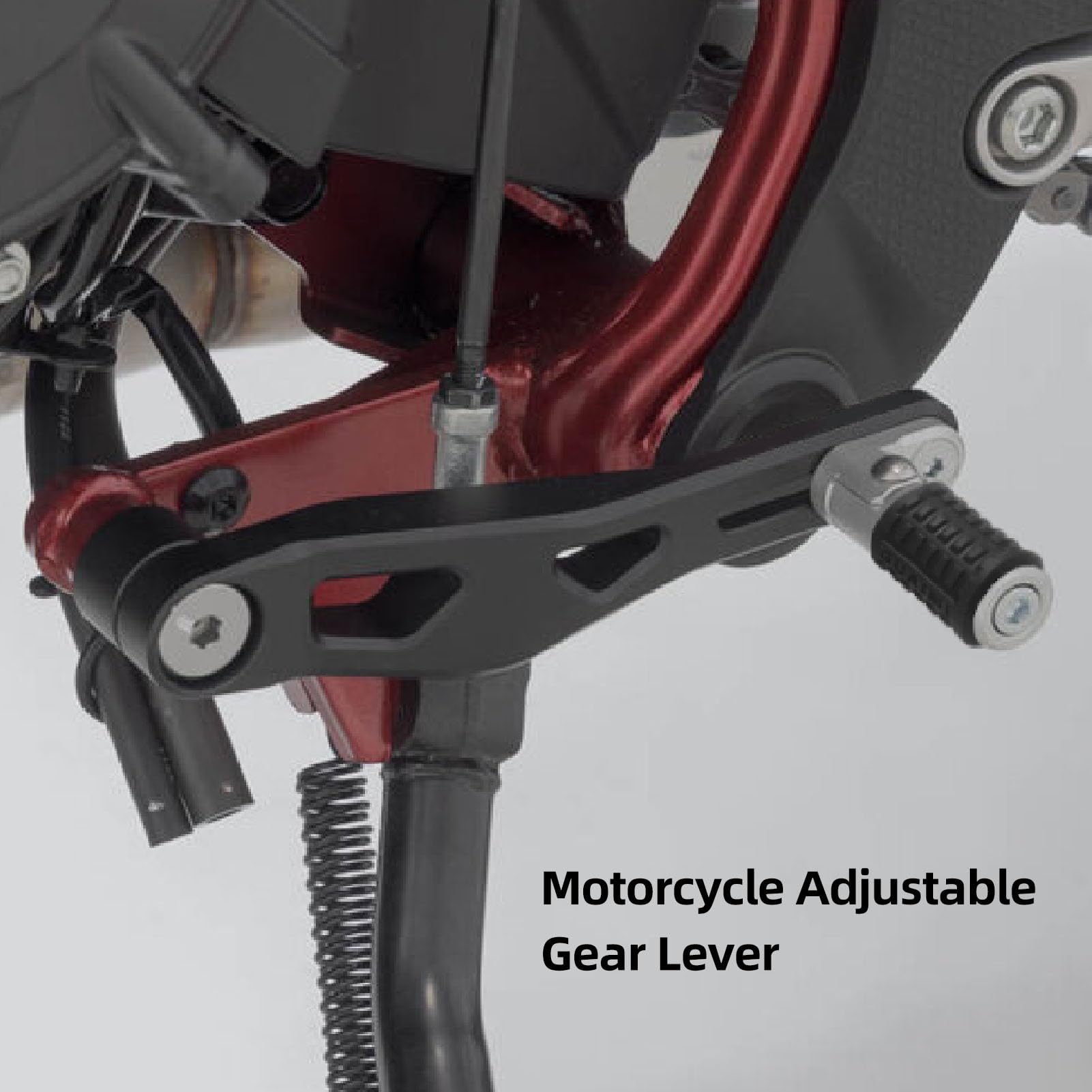 Acouto Motorrad Einstellbarer Zahnradhebel CNC Aluminium Einstellbarer Schalthebel-Zahnradschieber-Austausch für CB750 Hornet 2022-2024 Einzigartig